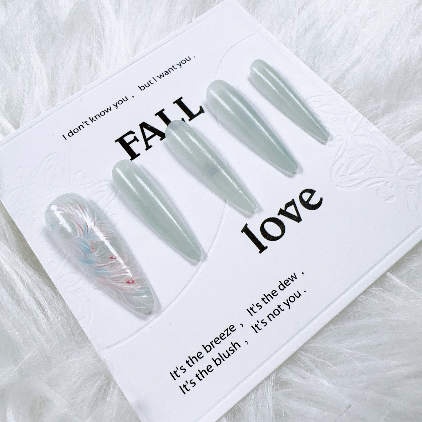 Handmade Cat-Eye Press-On Nails – Featuring a soft, short ballet shape and removable design. Comes in a 10-piece set with size-specific tips for a natural fit and salon-quality look at home.