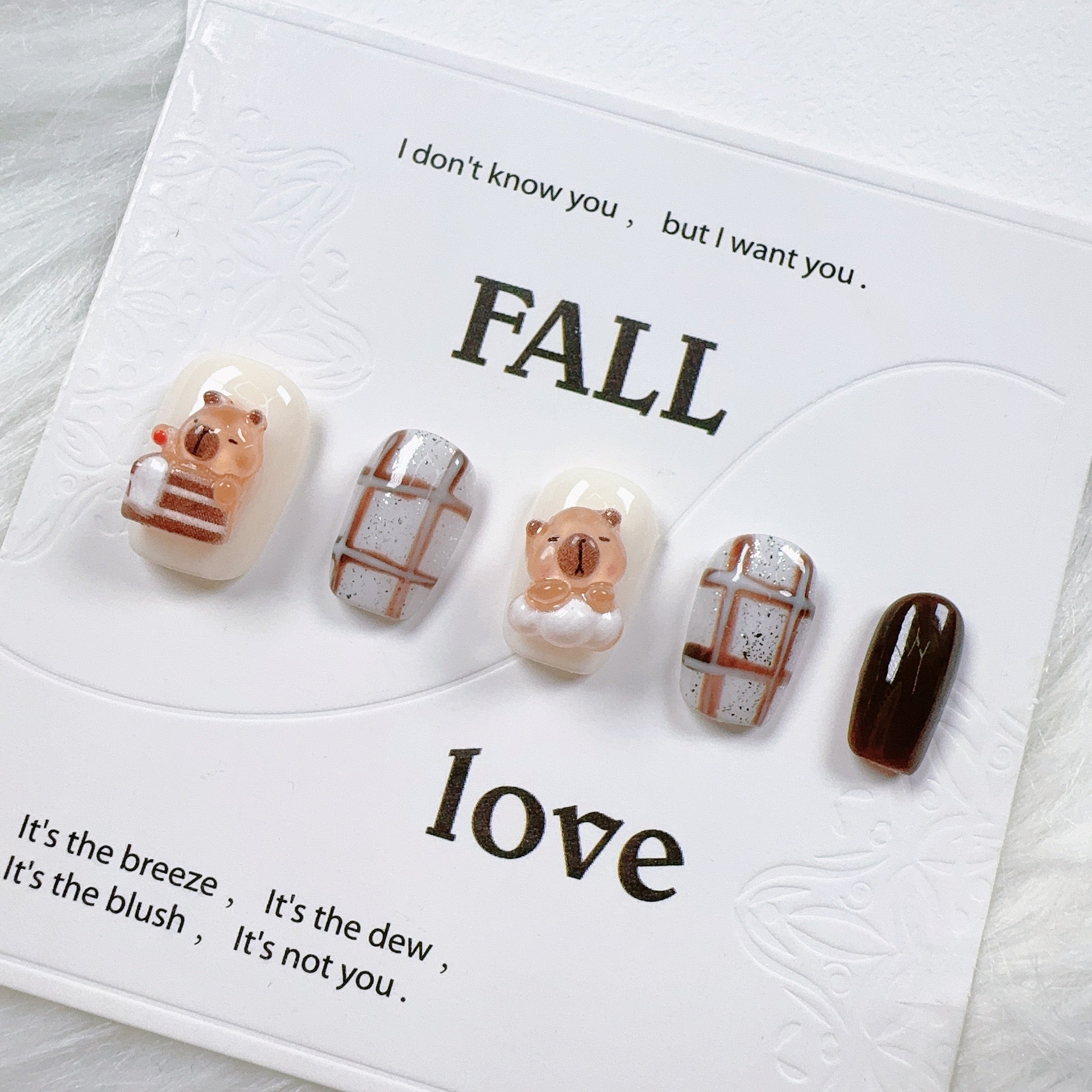Cartoon collection of handmade fake nails. Wholesale manicure accessories suitable for daily use. Healthy and environmentally friendly.