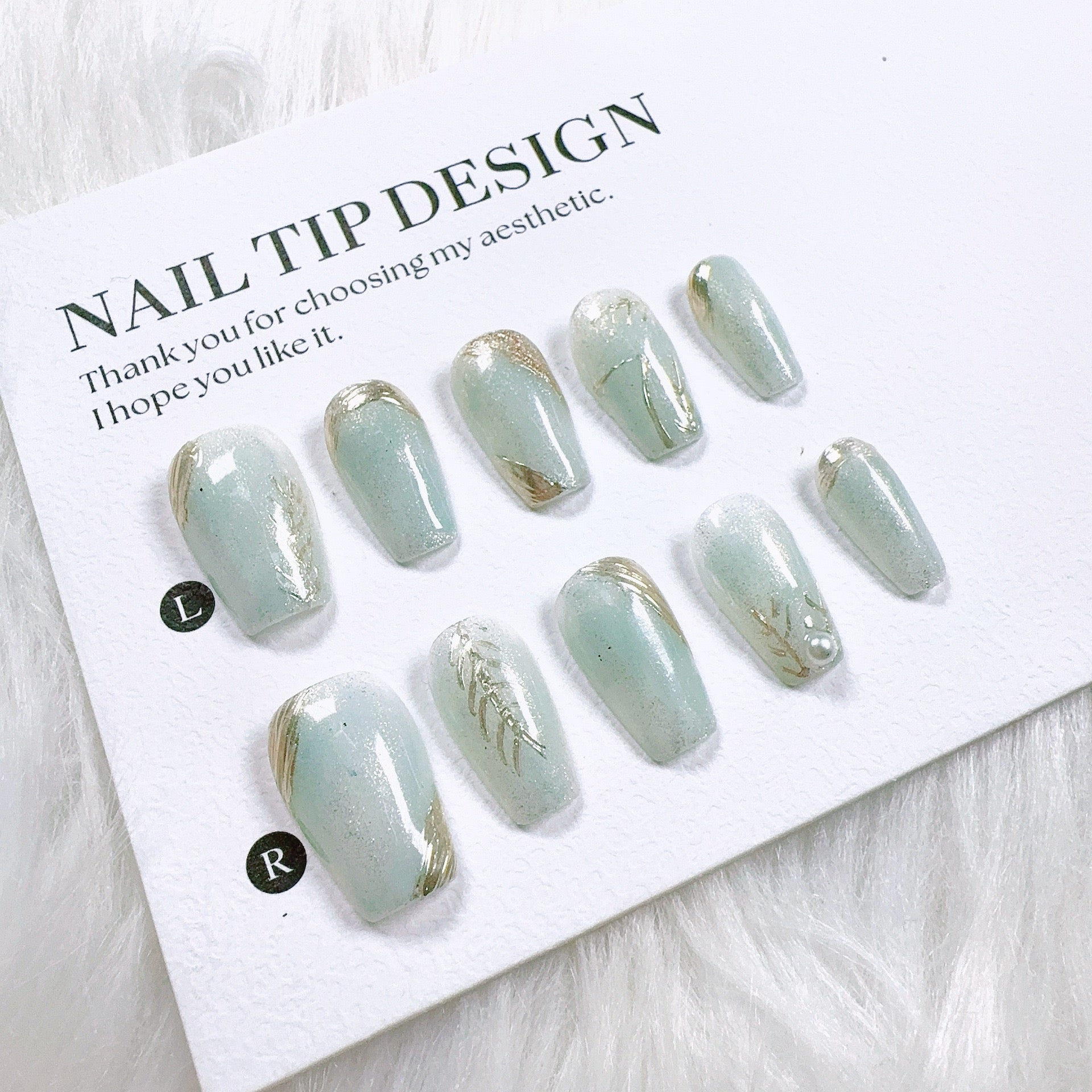 Cat Eye Series Handmade Wearable Nails Collection - Glittering and Bright Luxury Nail Art Handmade Butterfly Wearable Nails Small Batch