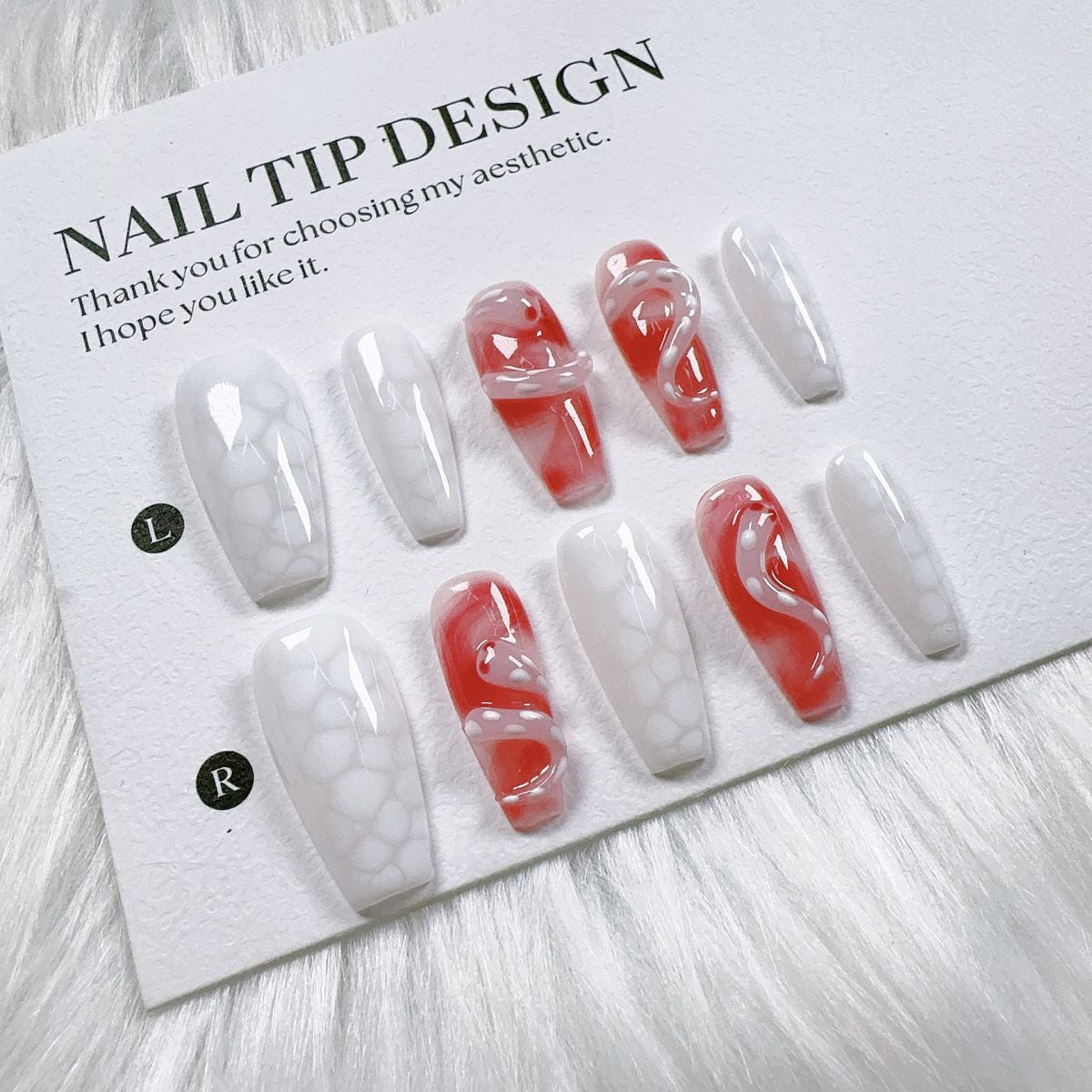 Cartoon collection of handmade fake nails. Wholesale manicure accessories suitable for daily use. Healthy and environmentally friendly.