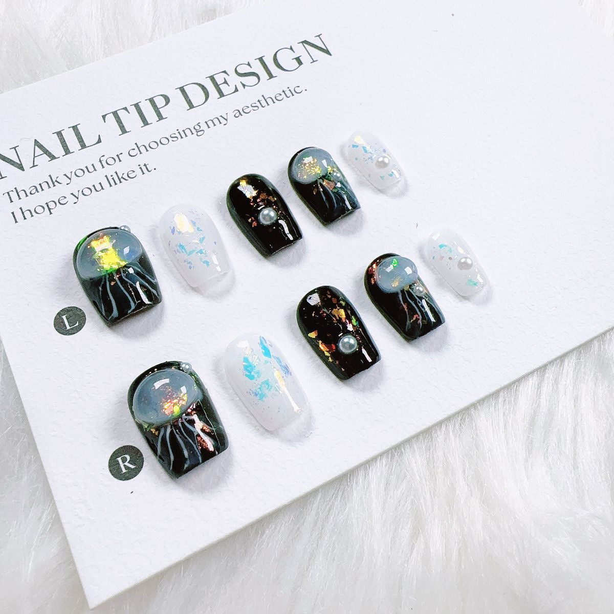 Cartoon collection of handmade fake nails. Wholesale manicure accessories suitable for daily use. Healthy and environmentally friendly.
